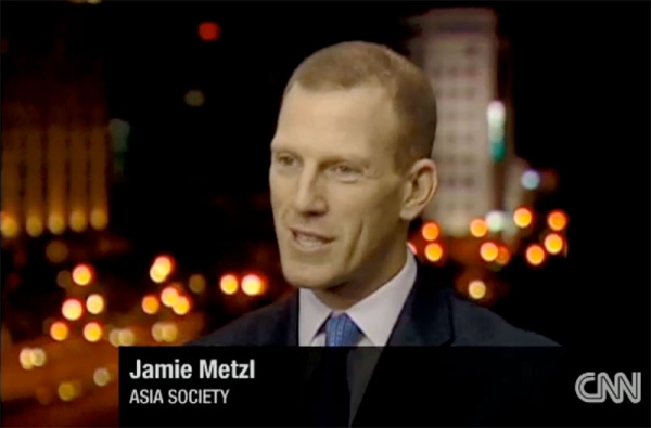 In this screen grab, Asia Society's Jamie Metzl speaks with CNN in Seoul, South Korea. 