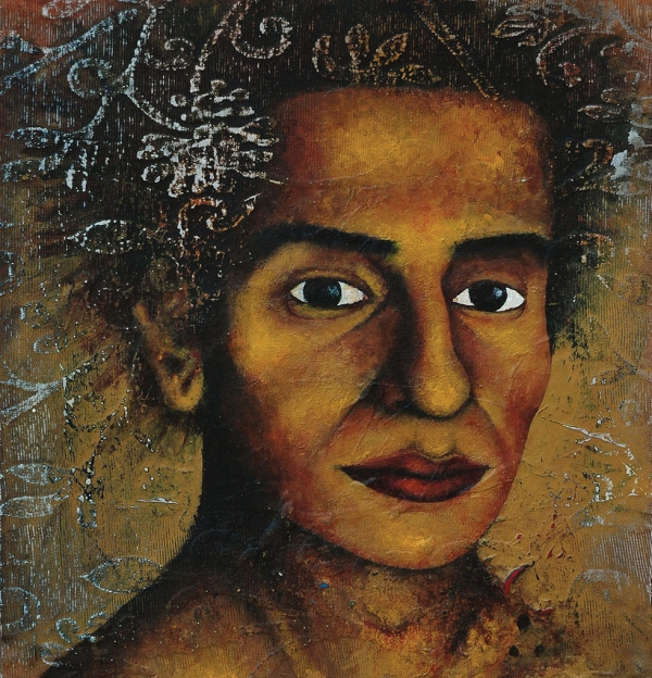 Mohammad Ahsan Masood Anwari, Hot Forehead, 2011, acrylic on mixed media, 3 x 4 feet.