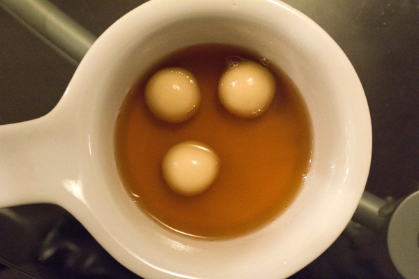 Tangyuan, traditional Chinese rice flour dumplings, in a sweet ginger soup on January 22, 2012. (Renée S./Flickr)   