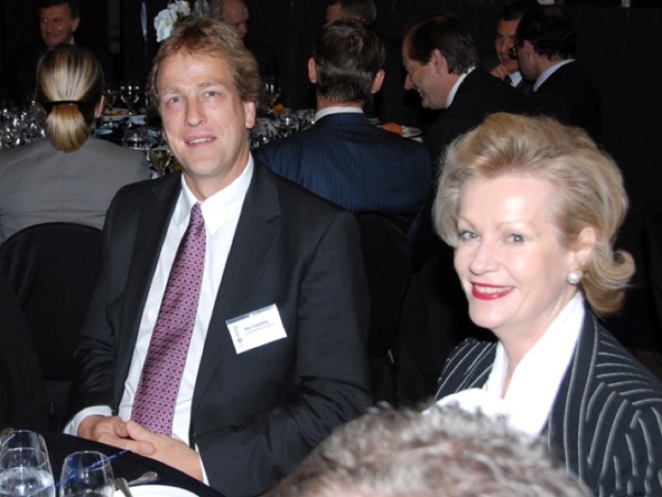 Alan Cransberg, Managing Director and President, Alcoa World Alumina Australia (L) and Katie Lahey, Chief Executive, Business Council of Australia (R). (Jan Kuczerawy/Asia Society)