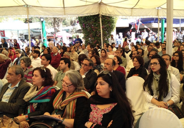 In 2013, the Karachi Literature Festival grew to three days' worth of events and attracted approximately 15,000 attendees. (Annie Ali Khan)
