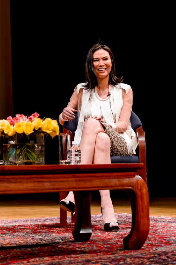 Wendi Murdoch, co-CEO of Big Feet Productions, at Asia Society New York on March 4, 2013. (C. Bay Milin/Asia Society)