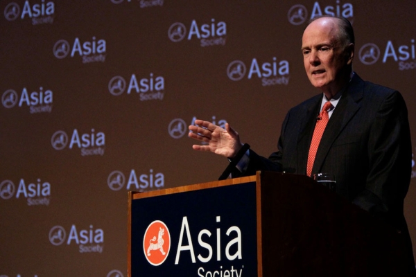United States National Security Adviser Thomas Donilon speaks at Asia Society New York on March 11, 2013. (Bill Swersey/Asia Society)