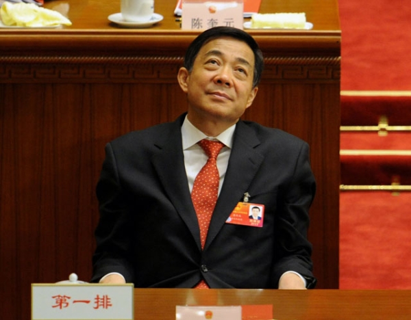 Bo Xilai during the closing ceremony of the National People's Congress at the Great Hall of the People in Beijing on March 14, 2012. (Mark Ralston/AFP/Getty Images)