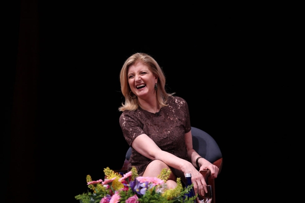Arianna Huffington was the featured guest for the inaugural President's Forum event hosted by Asia Society President Josette Sheeran at Asia Society New York on June 26, 2014. (Ellen Wallop/Asia Society)