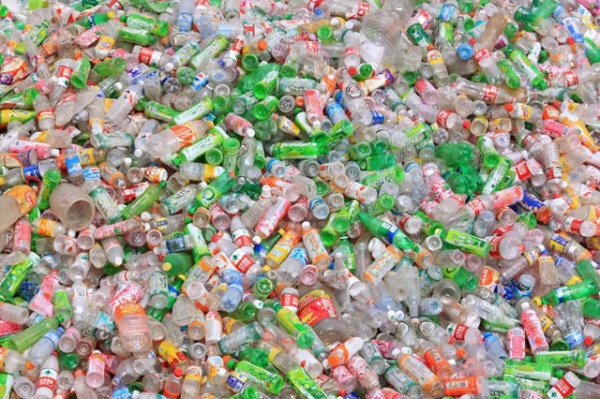 Empty plastic bottles in China. (Carsten ten Brink/Flickr)