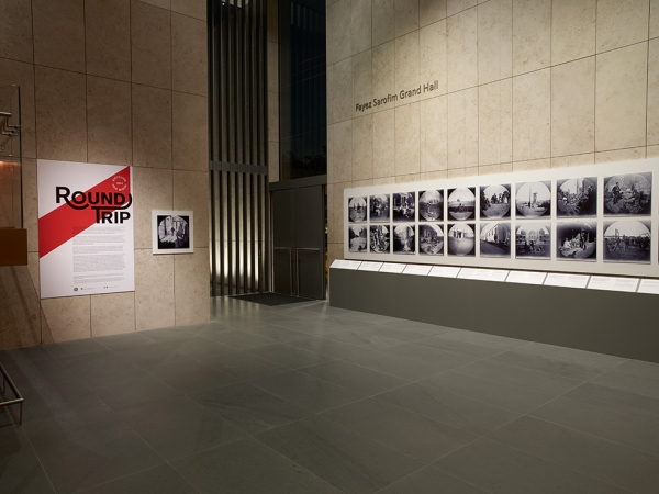 Round Trip: Bicycling Asia Minor, 1891, Installation view, Asia Society Texas Center, 2015, Photo by Will Michels