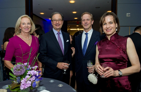 Jane Hoch; Steven Hoch; Shayne Doty, Managing Director of Philanthropy, Asia Society; and Friederike Moltmann during the event on March 15, 2016. (Asia Society/Elena Olivo)