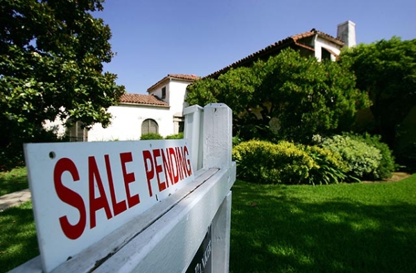 A sold home in Pasadena, California. (David McNew/Getty Images)