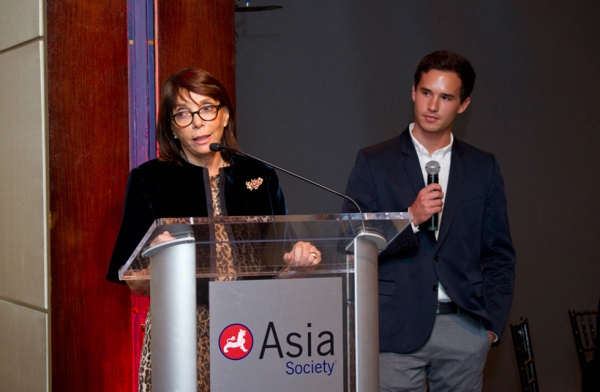 Francoise Marquet-Zao and Louis Soulard at Asia Society New York on September 8, 2016. (Elena Olivo/Asia Society)