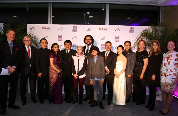 Awardees at the Asia Society Asia Game Changers awards at the United Nations in New York on October 27, 2016. (Ellen Wallop/Asia Society)
