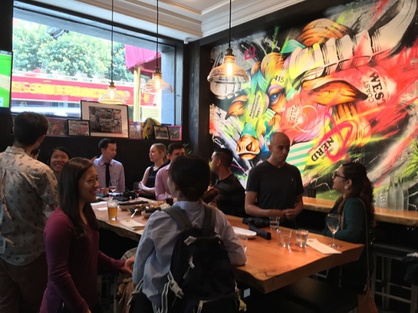 YPGers arrive at BaoDown SF which just opened earlier this year. (Asia Society)