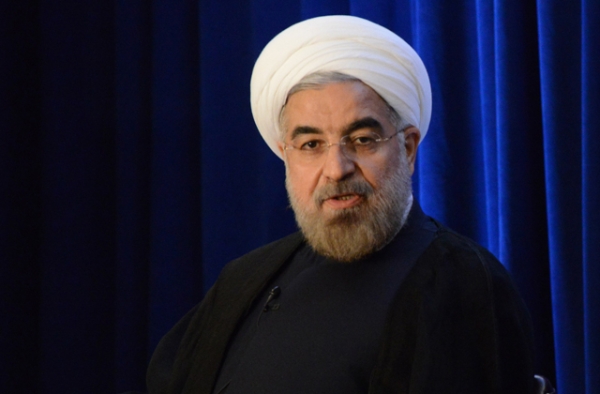 Iranian President Hassan Rouhani, seen here during an appearance at Asia Society in 2013, faces voters on May 19. (Kenji Takigami/Asia Society)