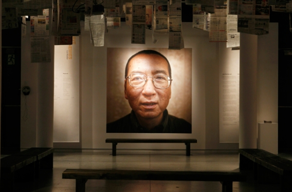 Liu Xiaobo, the Chinese dissident who died Thursday, was awarded the Nobel Peace Prize in absentia in Oslo, Norway, in 2010. (Berit Roald/AFP/Getty Images)