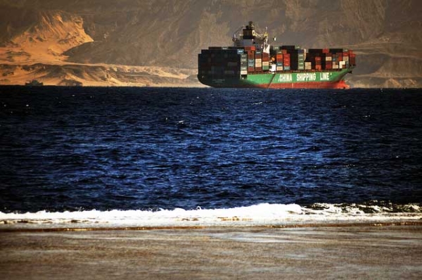 China Shipping Line, Sharm el Sheikh, Egypt, on January 1, 2010. (oliver gartmann/Flickr)