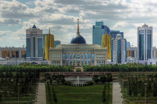 The structure in Astana, Kazakhstan's newish capital, is one of the world's largest government buildings. (Mariusz Kluzniak/Flickr)