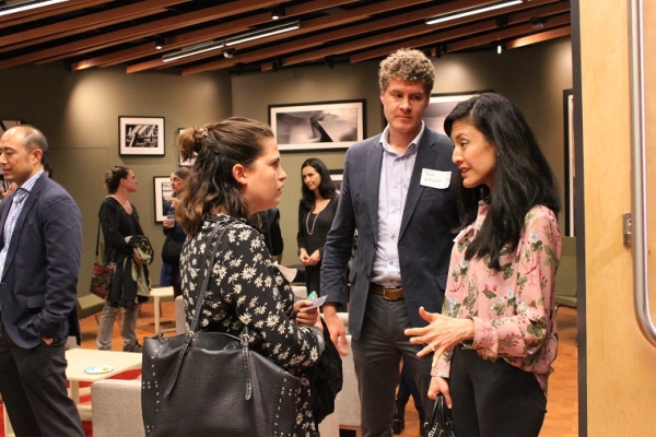 Liza Strauss, Marketing Co-Chair of ASNC's Young Professionals Group (YPG), tells Annabel Chang of Lyft more about YPG. (Asia Society) 