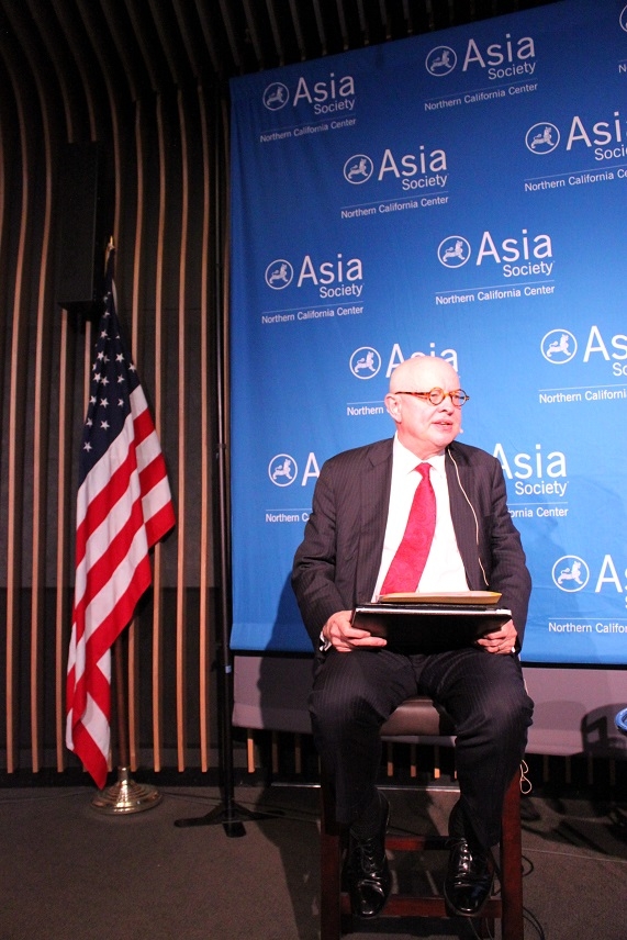 ASNC Advisory Board Co-Chairman Ken Wilcox moderated the evening's discussion. (Asia Society)