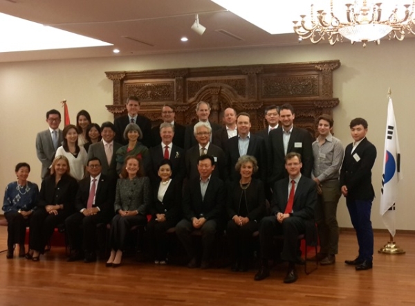 The group gathered at the Indonesian Ambassador's residence for dinner in the evening of June 10th. 