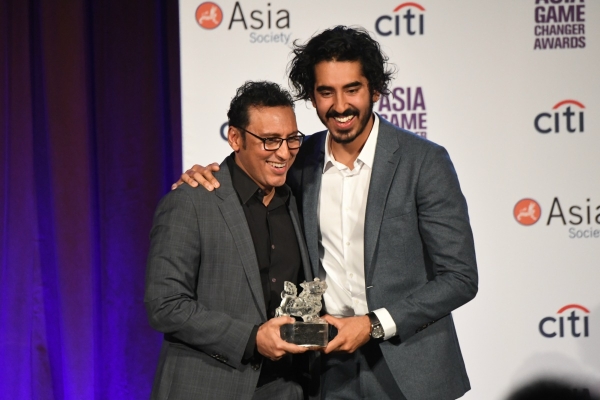 Aasif Mandvi and Dev Patel at the Asia Game Changer Awards