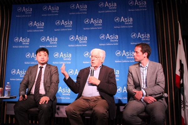 John McQuown of Diversified Credit Investments, LLC talked about innovation in California. (Asia Society)