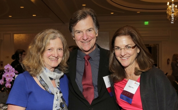 Ruth Wilcox (left); ASNC Advisory Board Member, Rob Cox (middle); and Maggie Cox (right) (Frank Jang Asia Society)