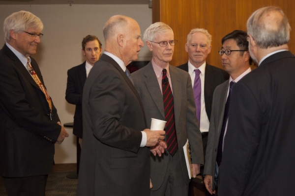 California Governor Jerry Brown spoke in March at the launch of a new Asia Society Report, "A Vital Partnership: U.S. and China Collaborating on Clean Energy and Combating Climate Change." (Asia Society)