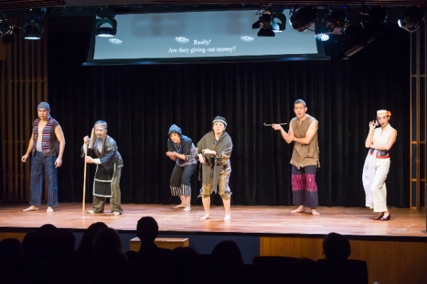 The play opened with the citizens of Szechwan, grumbling about the poverty and hardships of life.