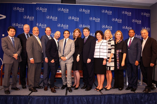 Members of the Council to the Center for Global Education at Asia Society during its official launch in September 2016. (Ellen Wallop/Asia Society)