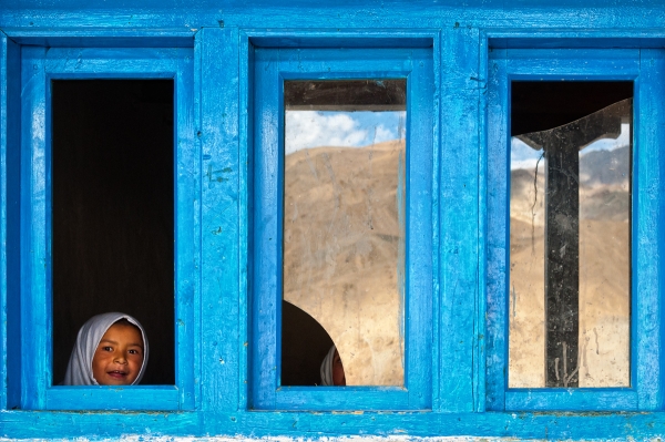 "The unlucky car breakdown turned lucky when I found this school in a small village, Khangral, in Kargil, on the way to Leh from Srinagar," says Vahanvati. (Anjum Vahanvati)