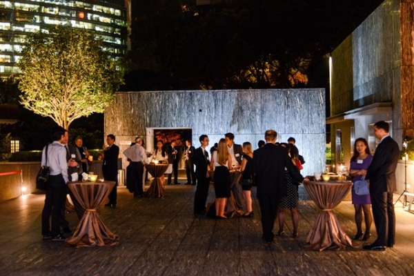 Program drinks reception on October 24, 2014 at Asia Society Hong Kong Center.