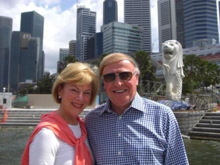 Pam and Dick Kramlich in Shanghai.