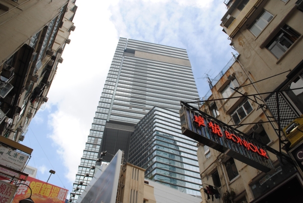 Hysan Place towers over the Causeway Bay district in Hong Kong. (Credit: Asia Society)