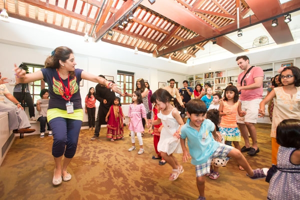 Bollywood dance workshop at Lee Quo-Wei Room