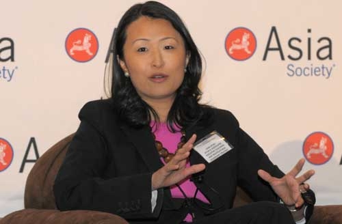 Jane Hyun of Hyun & Associates speaks at a panel at the 2009 Diversity Leadership Forum