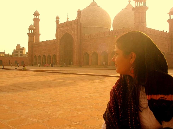 The photographer in her hometown, possibly scoping out another shot. (Ayesha Ali)