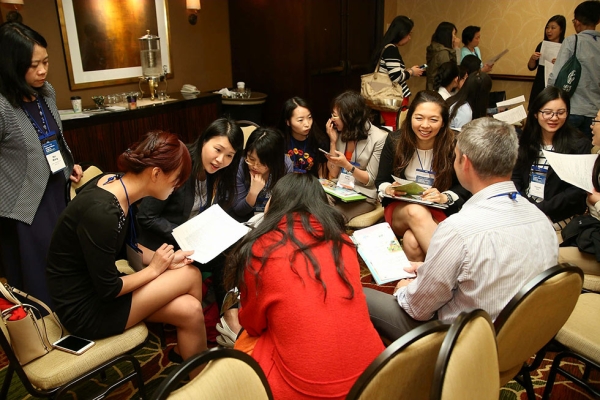 Conference attendees join a breakout session at the 2017 National Chinese Language Conference in Houston. (David Keith/David Keith Photography)