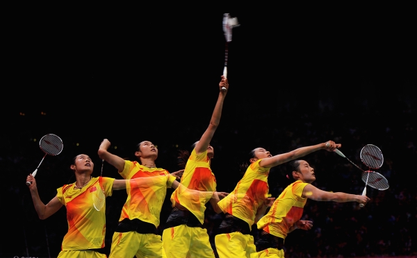 Yihan Wang of China competes during her Women's Singles Badminton Gold Medal match on August 4, 2012. (Michael Regan/Getty Images)
