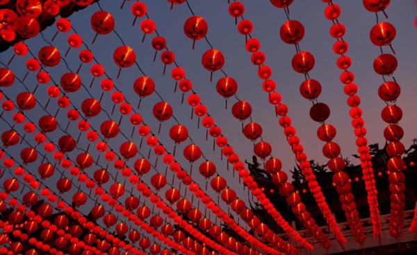 Chinese New Year lanterns. (Kaz Campbell/kazzielah on Flickr)