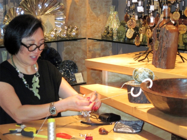 Jade jewelry designer Rita Chung will also demonstrate her craft on May 11 and 12.