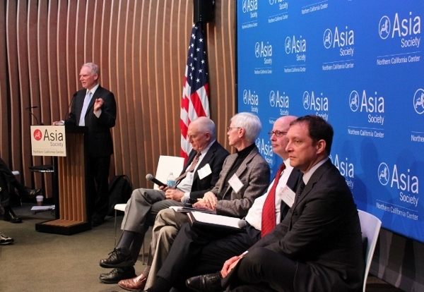 The second panel focused on drivers and barriers to investment and featured Jack Wadsworth, Orville Schell of Asia Society's Center for U.S.-China Relations, Ken Wilcox of Silicon Valley Bank, and Daniel Rosen of Rhodium Group (Asia Society)