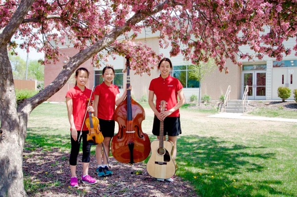 A Music Conservatory based at Yinghua provides lessons for more than 160 students on Western instruments as well as the Chinese erhu. (Erin Spector/Yinghua Academy)