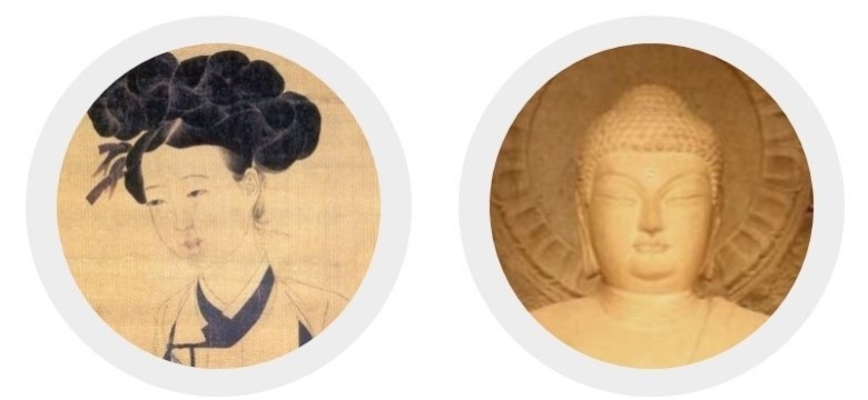 Portrait of a Beauty and the Buddha
