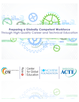 Preparing a Globally Competent Workforce Through High-Quality Career and Technical Education (Cover)