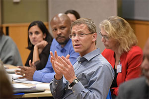 Attendees at the Global Cities Education Network symposium