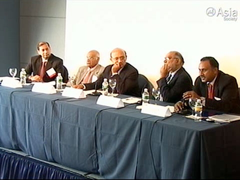 Asia Society's Indian budget panel on July 8, 2009. 