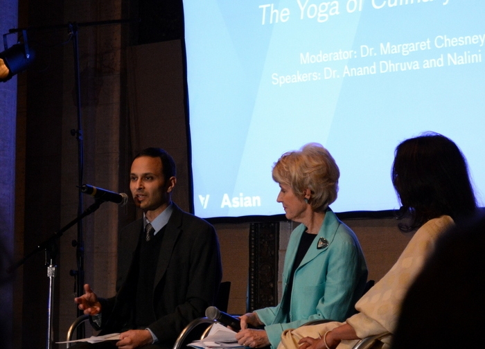 Dr. Anand Dhruva, Dr. Margaret Chesney, and Nalini Mehta