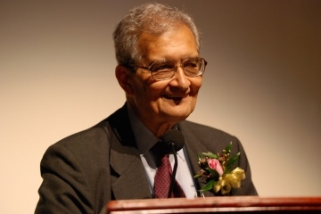 Dr. Amartya Sen, winner of the 1998 Nobel Memorial Prize in Economic Sciences. 