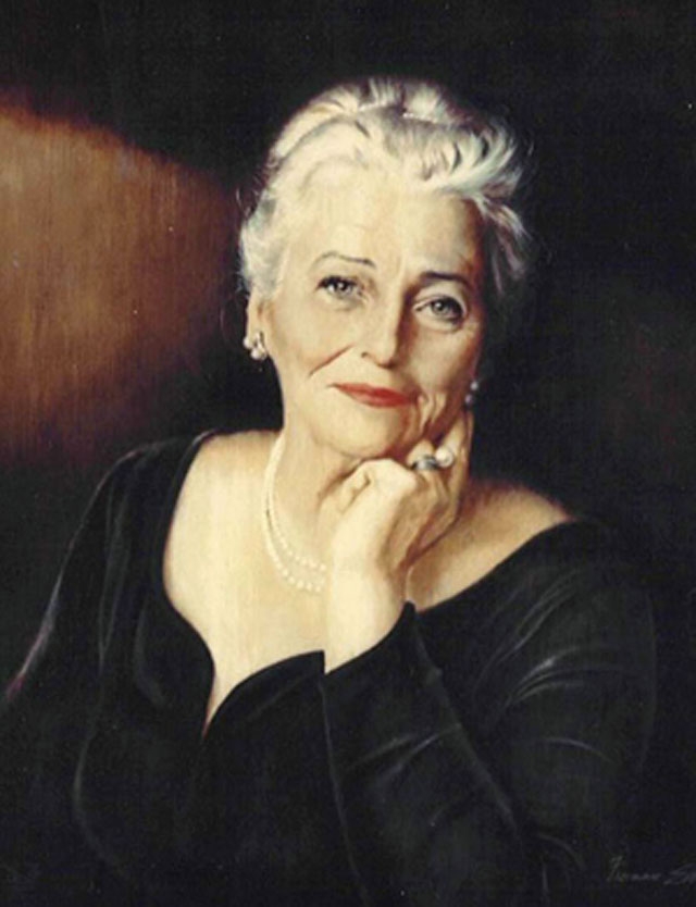 Pearl S. Buck by Freeman Elliot. Oil on canvas, 1964. (Pearl S. Buck International)