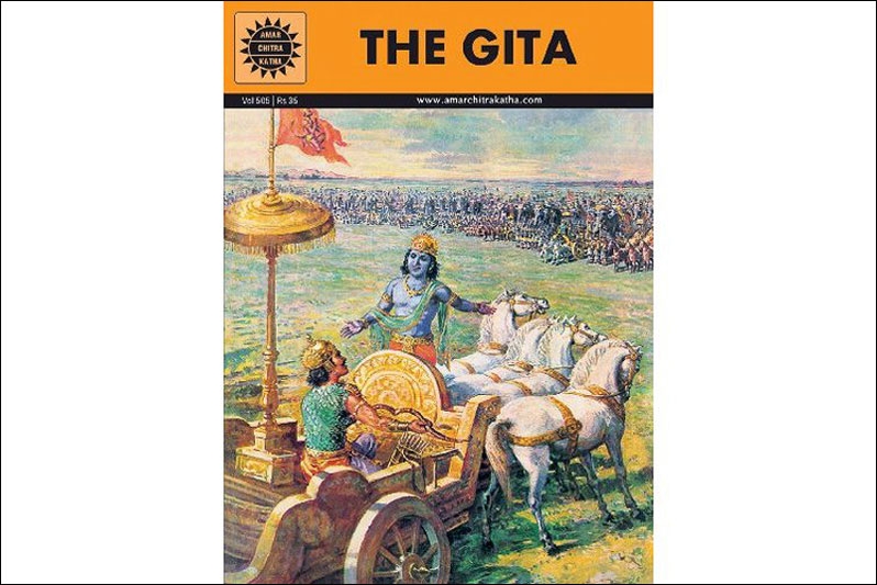 Amar Chitra Katha's adaptation of the Bhagavad Gita is one of its perennial best-sellers. 